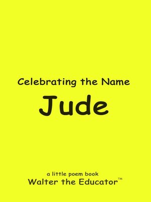 cover image of Celebrating the Name Jude